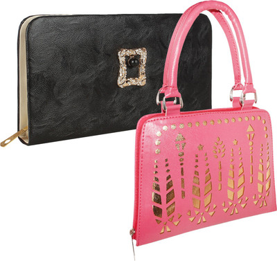 

Element Cart Casual, Formal, Party Multicolor Clutch