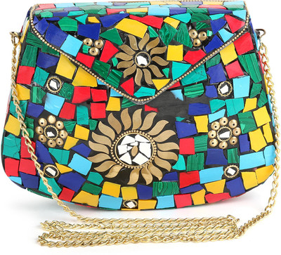 

Voila Party Multicolor Clutch