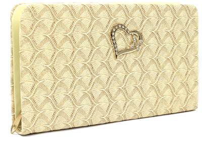 

T Square Party Gold Clutch
