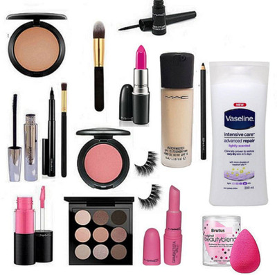 

BRUTUS Sponge Puff, Beauty Makeup Combo Kit of Mac(Set of 16)