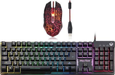 

MEETION K-9300 SEMI MECHANICAL GAMING KEYBOARD AND XM-508 GAMING MOUSE Combo Set