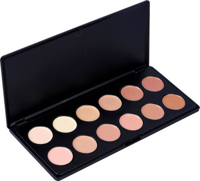 

Imported Contouring Highligting 12 Color Rich Natural Shade Concealer Palette Concealer(Rich Natural)