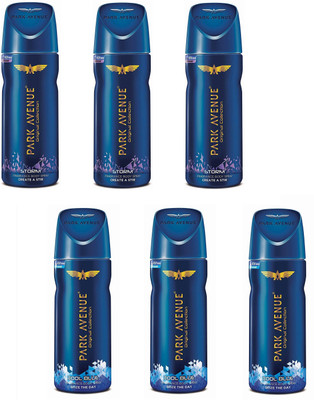 

Park Avenue Storm and Cool Blue Pocket Deodorant 40ML Each (Pack of 6) Deodorant Spray - For Men(240 ml, Pack of 6)