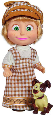 

Simba Masha with her Animal Friend(Dog)(Multicolor)