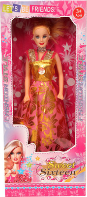 

Sonphy Doll pink and golden color(Multicolor)
