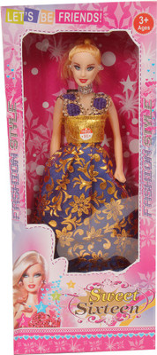 

Sonphy Doll purple and golden color(Multicolor)