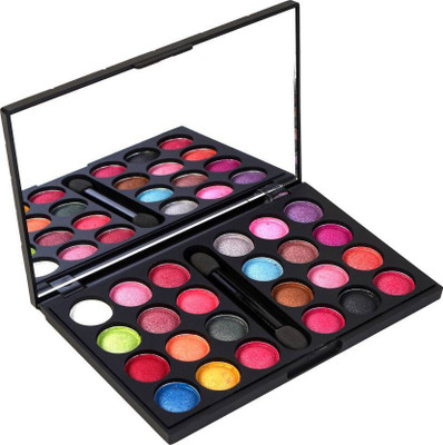 

Imported Velvety Pure Minerals 24 Color shade Vibrant Eyeshadow palette 15 g(Color Paradise Minerals Vibrant)