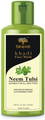 

Satvayush Herbal Neem & Tulsi Face Wash / Cleanser (A Khadi Product) Face Wash(110 ml)