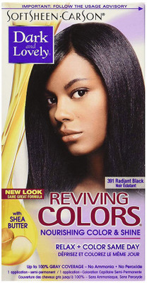 

Softsheen Carson Dark and Lovely Reviving Semi-Permanent Hair Color(Black)