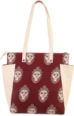 TheDecorous Tote(Maroon)