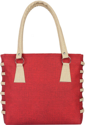 

VISHESH COLLECTIONS Hand-held Bag(Red, Beige), Beige;red