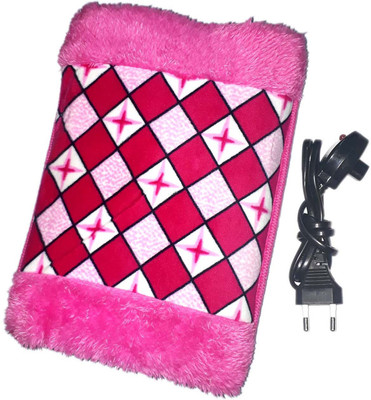 

shop93 store Electric Hot Bag, Hand Warmer, Electric Heater Warm Bag, Heating Gel Pad Fur Velvet With Hand Pocket Pain Relieve heat bag 1 L Hot Water Bag(Pink)