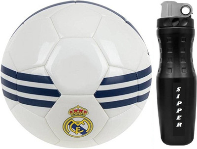 Nice Madrid Real Football With Sipper Combo Football Kit