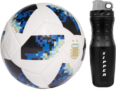 

Nice StarTel Blue 2018 WC Football With Sipper Combo Football Kit