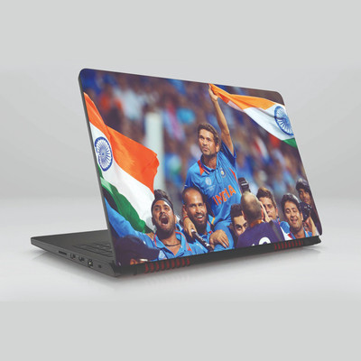 

Gifty Ads PVC Coated Laptop Skin Vinyl Stickers for 15.6 Inches Laptop || Indian Cricket Team Skin Sticker || Fit to All Laptops (15.6 x 11.6 inches) Vinyl Laptop Decal 15.6