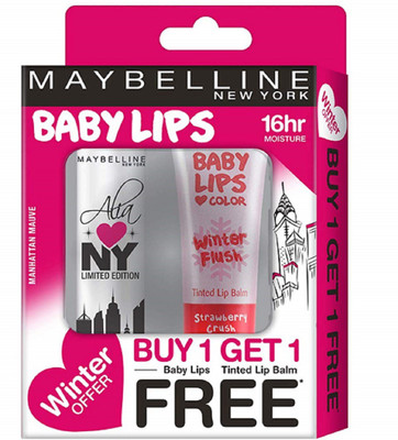 

MABELLINE BABY LIPS COLOR WINTER FLUSH MANHATTAN MAUVE(Pack of: 1, 4 g)