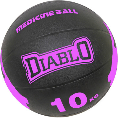 

DIABLO 10KG Premium Quality Light Pink Rubber Medicine Ball Medicine Ball(Weight: 10 kg, Pink)
