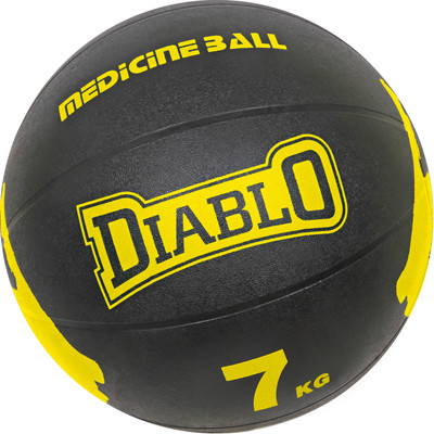 

DIABLO 7KG Premium Quality Yellow Rubber Medicine Ball Medicine Ball(Weight: 7 kg, Yellow)
