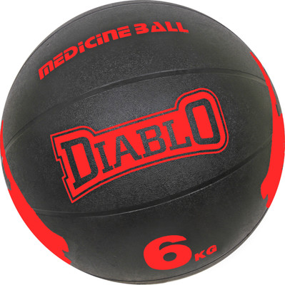 

DIABLO 6KG Premium Quality Red Rubber Medicine Ball Medicine Ball(Weight: 6 kg, Red)