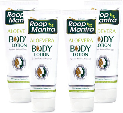 

Roop Mantra Aloevera Body Lotion 100ml, Pack of 4(100 ml)