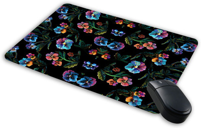 

Saltine Floral pattern Mousepad| Designer Mousepad | Printed-13 Mousepad(Multicolor)