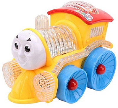 

JOJOSs Musical Engine Train Toy Sets with Flashing LED Lights for 5+ Kids(Yellow)