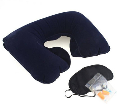 

Genextonline Travel Rest Kit Neck Pillow & Eye Shade (Dim Grey) Neck Pillow (Gray) Neck Pillow(Blue)
