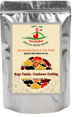 

Jai Jinendra Dry Fruits Natural Cashews Kernels Piece Split Nut, Big Size, High Quality (Kaju 2 Tukda) - 900 gm Cashews(900 g, Pouch)