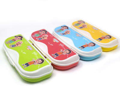 

Jugnu Kids Curve Jugnu Kids Art Plastic Pencil Boxes(Set of 4, Red, Yellow, Light Blue, Green)