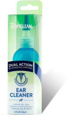 

tropiclean Dual Action 118 ml Pet Ear Cleanser(Suitable For Dog)