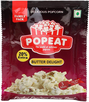 

PopEat Butter Delight Butter Delight Popcorn(270 g, Pack of 3)