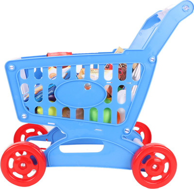 

BIG MONKEY TOYS Shopping Cart With Hand Induction And Lights & Sound For Kids,