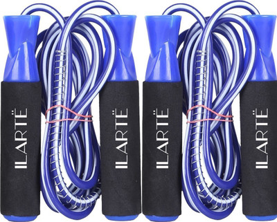 

ILARTE COMBO Fitness & Jump rope Freestyle Skipping Rope(Blue, Length: 259 cm)