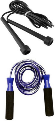 

AVM pack of 2 skipping rope for exercise Freestyle Skipping Rope Ball Bearing Skipping Rope(Multicolor, Length: 4 cm)