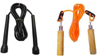 

AVM pencil + wooden skipping rope Freestyle Skipping Rope Ball Bearing Skipping Rope(Multicolor, Length: 4 cm)