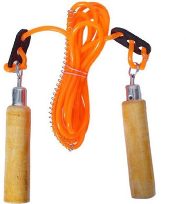 

AVM wooden skipping rope for exercise in home gym Freestyle Skipping Rop Ball Bearing Skipping Rope(Orange, Length: 4 cm)