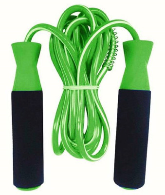 

AVM plastic Ball Bearing Skipping Rope (Green, Pack of 1) Ball Bearing Skipping Rope(Green, Length: 4 cm)