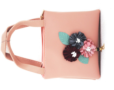 

HOLONIX Women Casual Pink Nylon Sling Bag