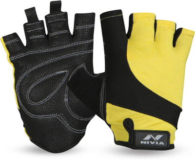 

Nivia Carbon Gym & Fitness Gloves (, Yellow, Yellow;black