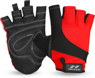 

Nivia Carbon Gym & Fitness Gloves (, Red, Red;black