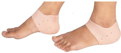 

OneRetail Heel Silicon Socks Moisturising Heel Swelling Pain Relief Foot Support Heel Support (, Pink