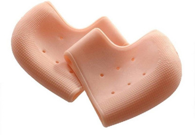 

OneRetail Heel Pad Socks for Pain Relief for Men and Women Heel Support (, Beige