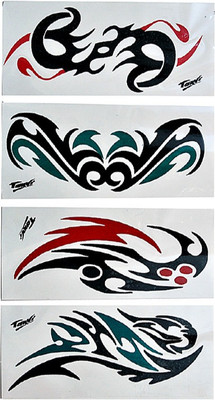 

One Point Collections Temporary Tattoo Black Tattoo Sticker(Printed)