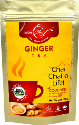

Nature Chai Ginger Tea (100 gm each / Pack of 2 ) Ginger Tea(200 g, Pouch)