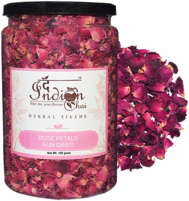 

The Indian Chai Rose Petals Sun Dried Rose Herbal Tea(100 g, Box)