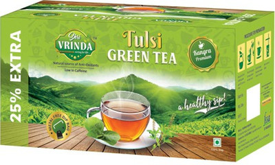 

Shri Vrinda Caring for Life 25 Dip Tulsi Green Tea Bags(25 Bags, Box)