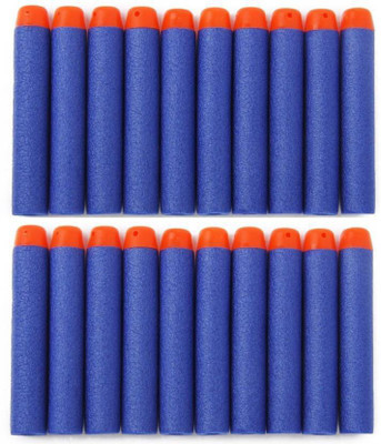 

Something4u 20 pcs Blue Bullet Foam Dart Bullets for Nerf N-Strike Elite Guns,(Blue)