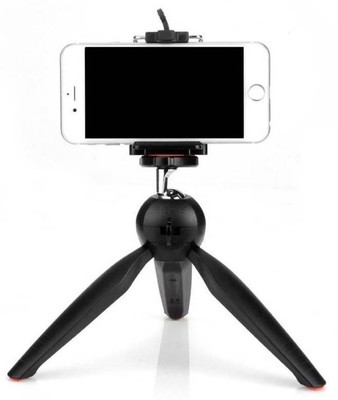 

DILURBAN Mini tripod YT-228 high-quality universal Mount + Phone Holder Clip Desktop Self-Tripod for Mobile Phones and Digital Camera Tripod Tripod(Black, Supports Up to 1000)