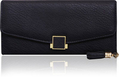 

BeeFashionable Women Black Artificial Leather Wrist Wallet(4 Card Slots)