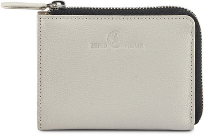 

Zero Hour Women Casual White Genuine Leather Wallet(2 Card Slots)